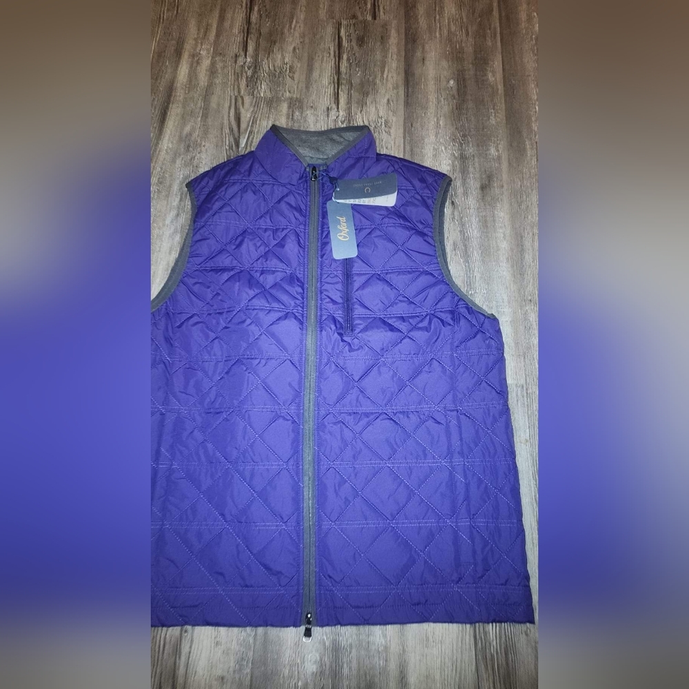 Oxford Quilted Vest, purple